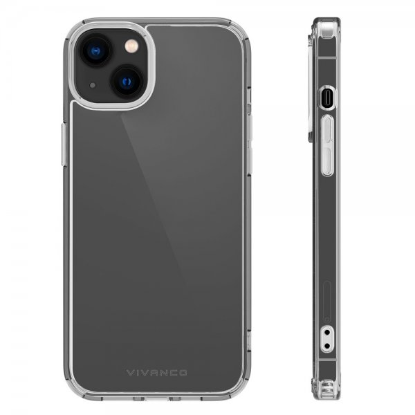 Vivanco iPhone 14 Plus Skal Safe & Steady Transparent