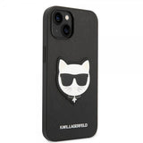 Karl Lagerfeld iPhone 14 Plus Skal Saffiano Choupette Svart