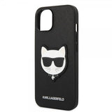 Karl Lagerfeld iPhone 14 Plus Skal Saffiano Choupette Svart