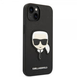 Karl Lagerfeld iPhone 14 Plus Skal Saffiano Karl Svart
