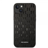 Karl Lagerfeld iPhone 14 Plus Skal Saffiano Monogram Svart