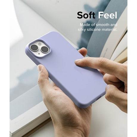 Ringke iPhone 14 Plus Skal Silicone Lavender