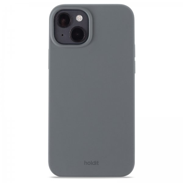 Holdit iPhone 14 Plus Skal Silikon Space Gray
