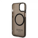 Guess iPhone 14 Plus Skal Translucent MagSafe Svart