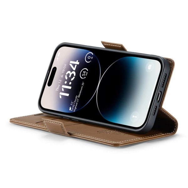 CaseMe iPhone 14 Pro Fodral 023 Series Brun