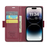 CaseMe iPhone 14 Pro Fodral 023 Series Röd