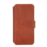 Krusell iPhone 14 Pro Fodral Leather PhoneWallet Cognac