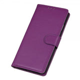 iPhone 14 Pro Fodral Litchi Lila
