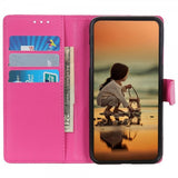 iPhone 14 Pro Fodral Litchi Magenta