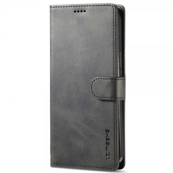 Lc.Imeeke iPhone 14 Pro Fodral med Kortfack Stativfunktion Svart