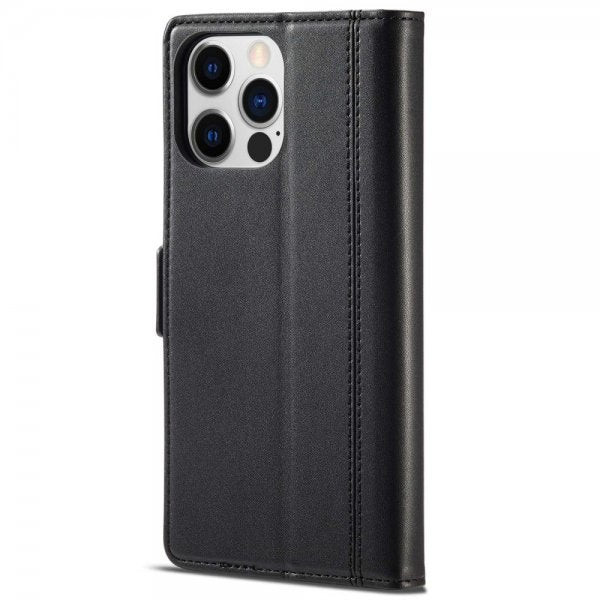 Lc.Imeeke iPhone 14 Pro Fodral med Kortfack Svart