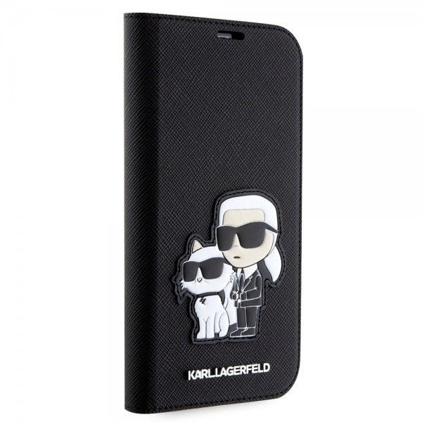 Karl Lagerfeld iPhone 14 Pro Fodral NFT Saffiano Svart