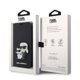 Karl Lagerfeld iPhone 14 Pro Fodral NFT Saffiano Svart