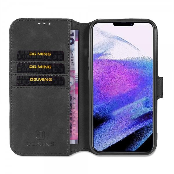 Dg.Ming iPhone 14 Pro Fodral Retro Svart