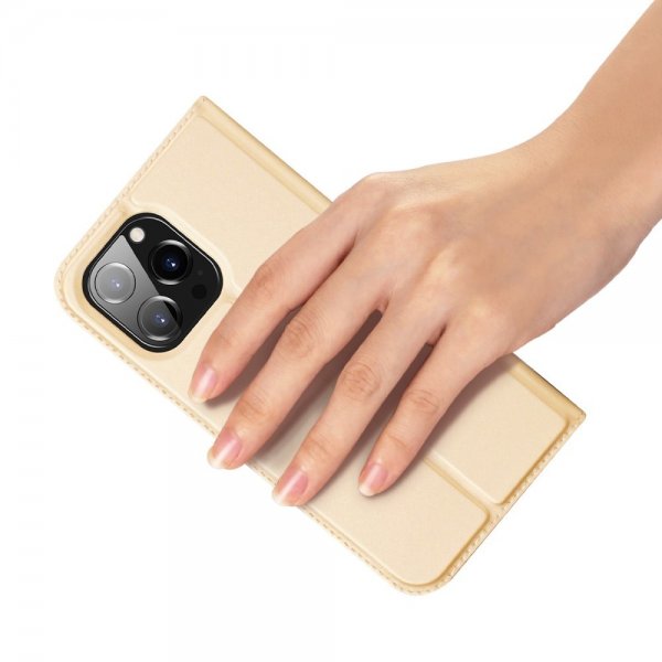 Dux Ducis iPhone 14 Pro Fodral Skin Pro Series Guld