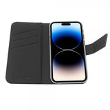 Celly iPhone 14 Pro Fodral Wally Wallet Case Svart