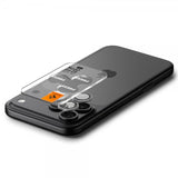 Spigen iPhone 14/15/16/17 Pro & Pro Max Kameraskydd GLAS.tR EZ Fit Optik Pro 2-pack Grå