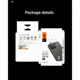 Spigen iPhone 14/15/16/17 Pro & Pro Max Kameraskydd GLAS.tR EZ Fit Optik Pro 2-pack Silver
