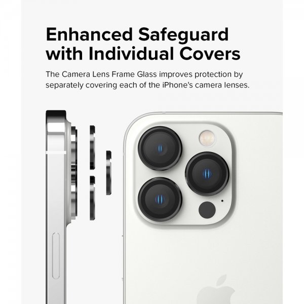 Ringke iPhone 14 Pro/iPhone 14 Pro Max Kameraskydd Camera Lens Frame Svart