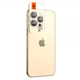 Spigen iPhone 14 Pro/iPhone 14 Pro Max Kameraskydd GLAS.tR EZ Fit Optik Pro Guld 2-pack