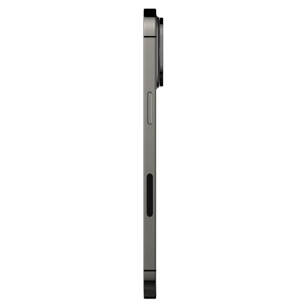 Spigen iPhone 14/15/16 Pro & Pro Max Kameraskydd Glas.tR Optik 2-pack Svart