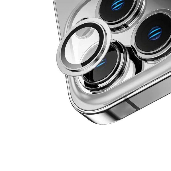 iPhone 14 Pro Kameralins med Ram - Silver