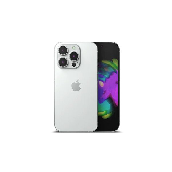 iPhone 14 Pro Kameralins med Ram - Silver