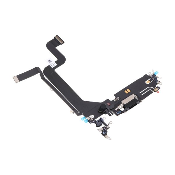 iPhone 14 Pro Laddkontakt med Flexkabel Original - Svart
