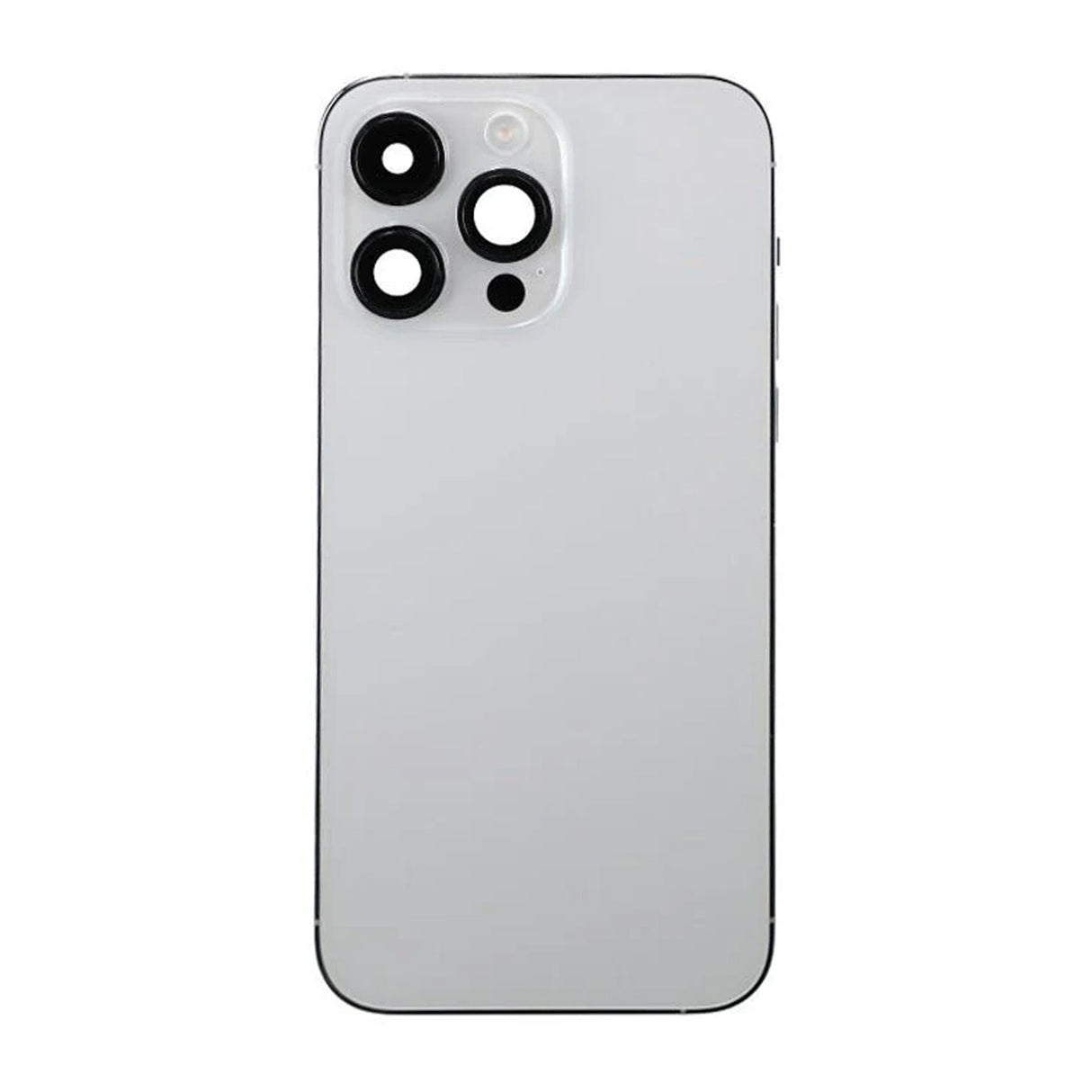 iPhone 14 Pro Max Baksida med Komplett Ram - Silver