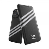 Adidas iPhone 14 Pro Max Fodral 3 Stripes Booklet Case Svart Vit