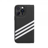 Adidas iPhone 14 Pro Max Fodral 3 Stripes Booklet Case Svart Vit