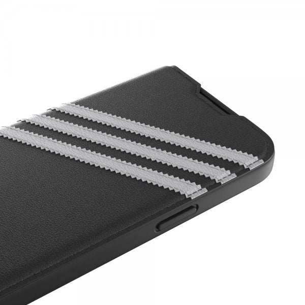 Adidas iPhone 14 Pro Max Fodral 3 Stripes Booklet Case Svart Vit