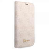 Guess iPhone 14 Pro Max Fodral 4G Logo Rosa