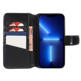 Nordic Covers iPhone 14 Pro Max Fodral Essential Leather Raven Black