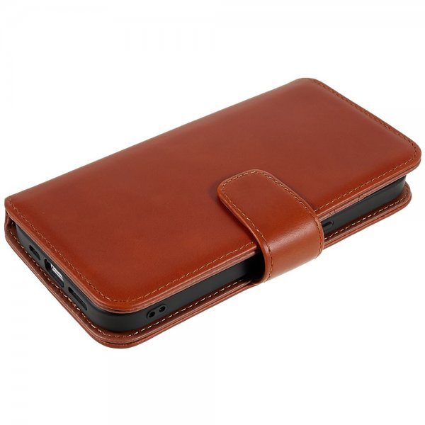 Nordic Covers iPhone 14 Pro Max Fodral MagLeather Maple Brown