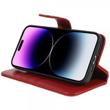 Nordic Covers iPhone 14 Pro Max Fodral MagLeather Poppy Red