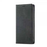 Lc.Imeeke iPhone 14 Pro Max Fodral med Kortfack Flip Svart