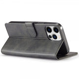 Lc.Imeeke iPhone 14 Pro Max Fodral med Kortfack Stativfunktion Svart