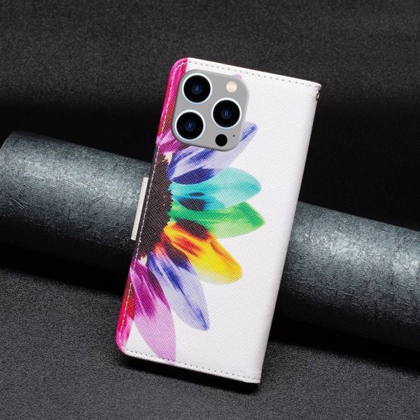 iPhone 14 Pro Max Fodral Motiv Färgglada Blad