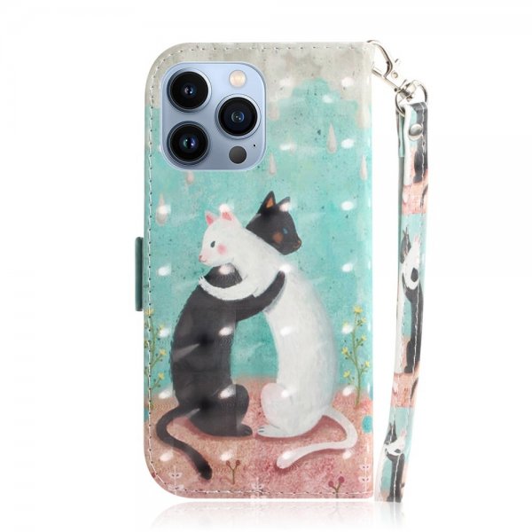 iPhone 14 Pro Max Fodral Motiv Två Katter