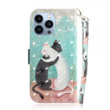 iPhone 14 Pro Max Fodral Motiv Två Katter