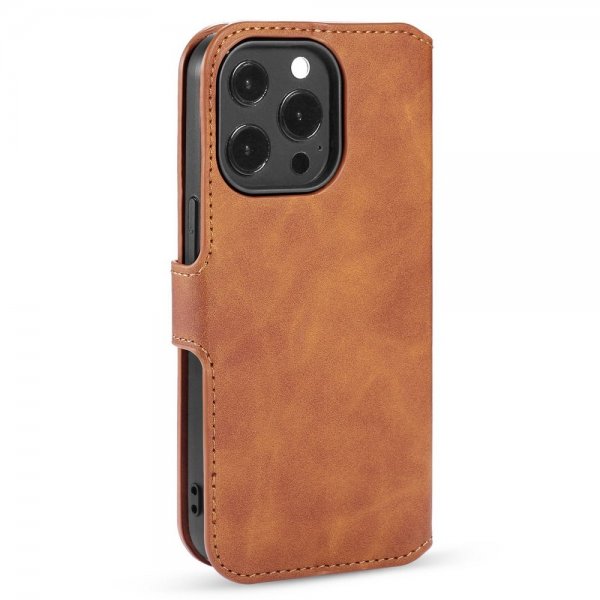 Dg.Ming iPhone 14 Pro Max Fodral Retro Brun