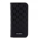 Karl Lagerfeld iPhone 14 Pro Max Fodral Saffiano Monogram Svart