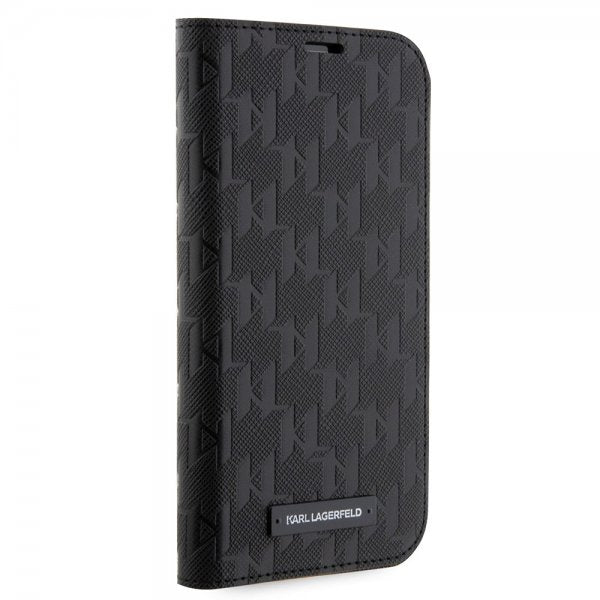 Karl Lagerfeld iPhone 14 Pro Max Fodral Saffiano Monogram Svart