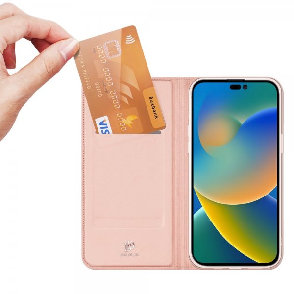 Dux Ducis iPhone 14 Pro Max Fodral Skin Pro Series Rosa