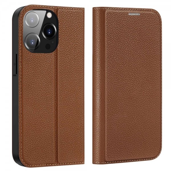 Dux Ducis iPhone 14 Pro Max Fodral Skin X2 Series Brun