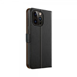Xqisit iPhone 14 Pro Max Fodral Slim Wallet Selection Svart