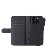 Holdit iPhone 14 Pro Max Fodral Wallet Case Magnet Svart