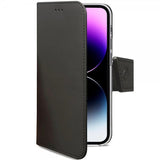 Celly iPhone 14 Pro Max Fodral Wally Wallet Case Svart