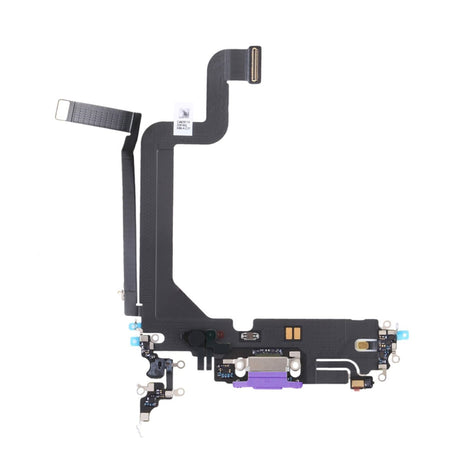iPhone 14 Pro Max Laddkontakt med Flexkabel Original - Lila